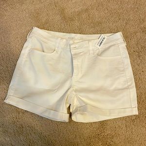 Old Navy White Jean Shorts